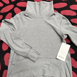Lululemon Gray Turtleneck Ready to Rulu Sweatshirt
